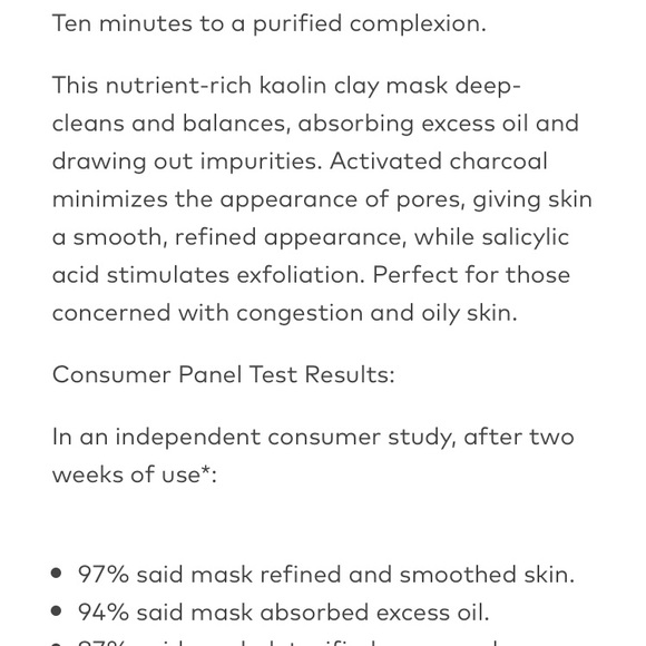 NEW Beautycounter Charcoal Facial Mask - Picture 2 of 4
